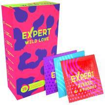 Презервативы рельефные Expert Wild Love, 15 шт