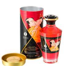 Разогревающий массажный гель Shunga Aphrodisiac Клубника с шампанским, 100 мл