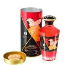 Разогревающий массажный гель Shunga Aphrodisiac Клубника с шампанским, 100 мл Разогревающий массажный гель Shunga Aphrodisiac Клубника с шампанским, 100 мл