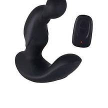 Массажер простаты Levett Nero, с пультом ДУ, черный
