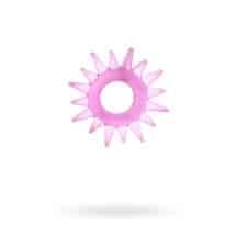 Эрекционное кольцо Toyfa в форме солнца, розовый