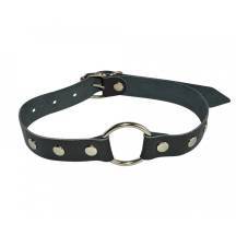 Кляп-кольцо Sitabella расширитель для рта с клепками, черный. Нет в наличии Кляп-кольцо Sitabella расширитель для рта с клепками, черный