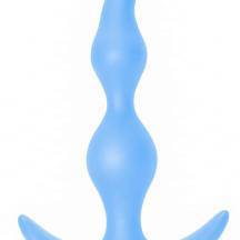 Анальная пробка Lola Games First Time Bent, голубая Анальная пробка Lola Games First Time Bent, голубая