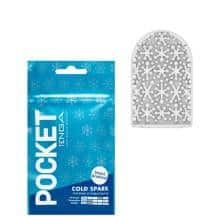 Мастурбатор Tenga Pocket Cold Spark, голубой Мастурбатор Tenga Pocket Cold Spark, голубой