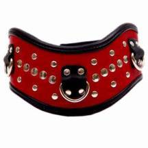 Ошейник фигурный Подиум, красный 