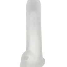 Насадка-удлинитель пениса Lola Games Super Hero Titan с подхватом мошонки, бесцветная