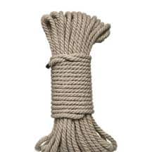 Веревка для фиксации Doc Johnson Kink Bind & Tie 9 м, светло-бежевая 