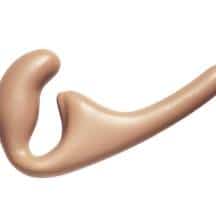 Безремневой анальный страпон Lola Games Natural, бежевый