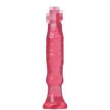 Фаллоимитатор Doc Johnson Crystal Jellies Anal Starter 15.2 см, розовый