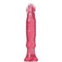 Фаллоимитатор Doc Johnson Crystal Jellies Anal Starter 15.2 см, розовый