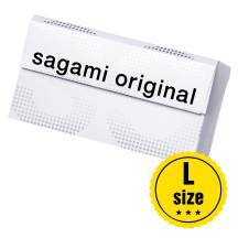 Полиуретановые презервативы Sagami Original 0.02, L, 10 шт