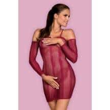 Сорочка Obsessive Dressie dress, Красный, S/M/L. Нет в наличии Сорочка Obsessive Dressie dress, Красный, S/M/L