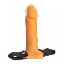 Страпон полый Джага-Джага №4 с удлиненными ремнями 17.5 см, телесный. Нет в наличии Страпон полый Джага-Джага №4 с удлиненными ремнями 17.5 см, телесный