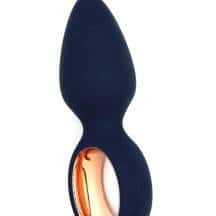 Анальная вибропробка Hot Planet Mars, синяя