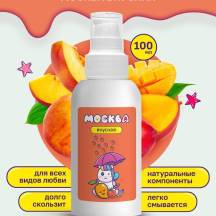 Оральная гель-смазка Москва Вкусная Персик-манго на водной основе, 100 мл