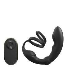 Вибромассажер простаты с двойным эрекционным кольцом Dorcel P-Ring с пультом ДУ, чёрный. Нет в наличии Вибромассажер простаты с двойным эрекционным кольцом Dorcel P-Ring с пультом ДУ, чёрный