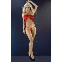 Красная сорочка и стринги Diana L/XL