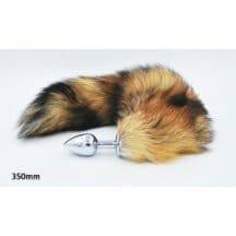 Металлическая пробка 4sexdream с хвостом Королевская лиса, рыжая. Нет в наличии Металлическая пробка 4sexdream с хвостом Королевская лиса, рыжая