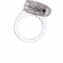 Виброкольцо Toyfa тонкое, бесцветное