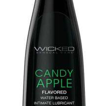Оральный лубрикант Wicked Aqua Карамельное яблоко на водной основе, 120 мл