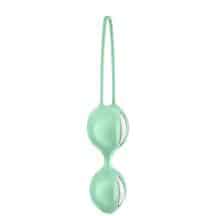 Вагинальные шарики Fun Factory Smartballs Duo, зеленые. Нет в наличии Вагинальные шарики Fun Factory Smartballs Duo, зеленые