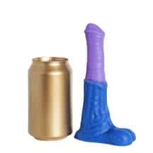 Фаллоимитатор EraSexa Пегас Mini, 17 см, сине-фиолетовый