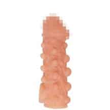 Насадка на член Kokos Cock Sleeve 010 M с подхватом мошонки, телесная Насадка на член Kokos Cock Sleeve 010 M с подхватом мошонки, телесная