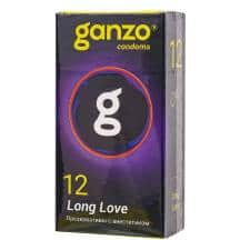 Презервативы продлевающие Ganzo Long Love с анестетиком, 12 шт