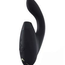 Вибратор с вакуумно-волновым стимулятором клитора Womanizer Duo, черный