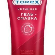 Оральная гель-смазка Torex Сладкая клубника на водной основе туба, 50 мл