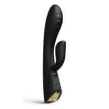 Вибратор-кролик с нагревом Dorcel Flexi Rabbit, чёрный