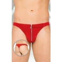 Стринги Мужские Soft Line с молнией красные, XL. Нет в наличии Стринги Мужские Soft Line с молнией красные, XL