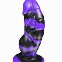 Фаллоимитатор EraSexa Мартин M, 24.5 см, фиолетово-чёрный