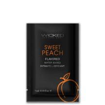 Оральный лубрикант Wicked Aqua Сладкий персик на водной основе, 3 мл. Нет в наличии Оральный лубрикант Wicked Aqua Сладкий персик на водной основе, 3 мл