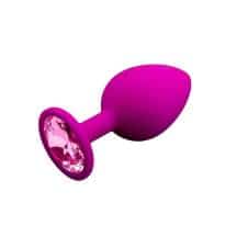 Анальная пробка Пикантные штучки с кристаллом, розовый. Нет в наличии Анальная пробка Пикантные штучки с кристаллом, розовый