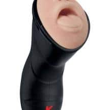 Мастурбатор с эффектом глубокой глотки PipeDream PDX Elite Deep Throat Vibrating Stroker
