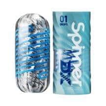 Мастурбатор Tenga Spinner DX 01 Drops, голубой