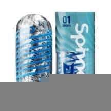 Мастурбатор Tenga Spinner DX 01 Drops, голубой