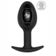 Анальная пробка с шариком Shots Sono N0. 89, черный