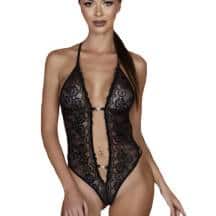 Боди открытое Amor El Camelia S/M, черное. Нет в наличии Боди открытое Amor El Camelia S/M, черное