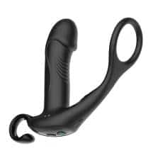 Фрикционный вибромассажер простаты Secwell Levante с пультом ДУ, черный