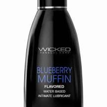 Оральный лубрикант Wicked Aqua Черничный маффин на водной основе, 60 мл. Нет в наличии Оральный лубрикант Wicked Aqua Черничный маффин на водной основе, 60 мл