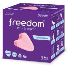 Тампоны гигиенические Soft-Tampons Freedom Normal, 3 шт Тампоны гигиенические Soft-Tampons Freedom Normal, 3 шт