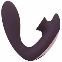 Вибратор для точки G с вакуумной стимуляцией Irresistible Desirable, фиолетовый