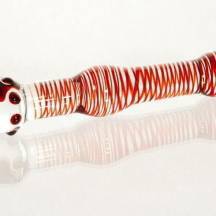 Фаллоимитатор анально вагинальный Sexus Glass, красный. Нет в наличии Фаллоимитатор анально вагинальный Sexus Glass, красный