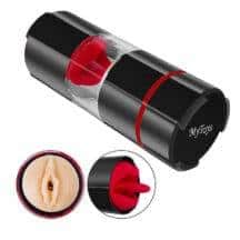 Мастурбатор MyToys FrenchKiss, черный