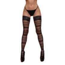 Чулки ажурные Amor El Orse S/L, черные