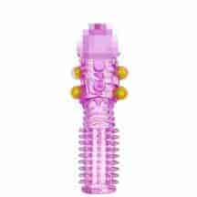 Насадка на член с шариками и шипами Toyfa, фиолетовая. Нет в наличии Насадка на член с шариками и шипами Toyfa, фиолетовая