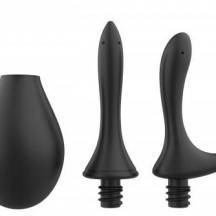 Анальный душ Nexus с 2 насадками 260 мл, черный. Нет в наличии Анальный душ Nexus с 2 насадками 260 мл, черный