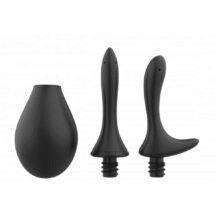 Анальный душ Nexus с 2 насадками 260 мл, черный Анальный душ Nexus с 2 насадками 260 мл, черный